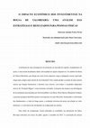 Research paper thumbnail of O IMPACTO ECONÔMICO DOS INVESTIMENTOS NA BOLSA DE VALORES(B3): UMA ANÁLISE DAS ESTRATÉGIAS E RESULTADOS PARA PESSOAS FÍSICAS