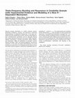 Research paper thumbnail of Theta-Frequency Bursting and Resonance in Cerebellar Granule Cells: Experimental Evidence and Modeling of a Slow K+-Dependent Mechanism