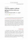 Research paper thumbnail of Concetto, pagina e schermo. Sull’esteriorizzazione della mente filosofica