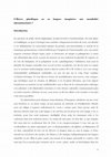 Research paper thumbnail of L’Œuvre plurilingue ou en langues imaginées: une mondialité ultraminoritaire? SFLGC  paper 2024