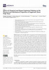 Research paper thumbnail of Effect of Chemical and Steam Explosion Pulping on the Physical and Mechanical Properties of Sugarcane Straw Pulp Trays