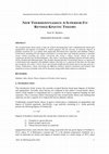 Research paper thumbnail of NEW THERMODYNAMICS: A SUPERIOR FIT REVISED KINETIC THEORY