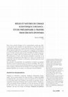 Research paper thumbnail of RÔLES ET NATURES DE L'IMAGE SCIENTIFIQUE À BYZANCE : ÉTUDE PRÉLIMINAIRE À TRAVERS TROIS ÉRUDITS ÉPONYMES