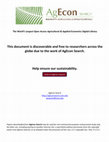 Research paper thumbnail of A Forecast of Internationalization Strategies for the Spanish Olive Oil Value Chain