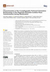 Research paper thumbnail of Characterization of the Crystallographic Preferred Orientation Relationships of the Magnetite-Hematite-Goethite Phase Transformation during Martitization