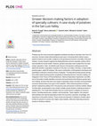 Research paper thumbnail of Grower decision-making factors in adoption of specialty cultivars: A case study of potatoes in the San Luis Valley