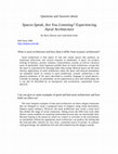 Research paper thumbnail of Spaces Speak, Are You Listening? Experiencing Aural ArchitectureSpaces Speak, Are You Listening? Experiencing Aural ArchitectureBarryBlesserLinda-RuthSalterThe MIT Press, Cambridge, MA, 2007, 437 pp, Price: $39.95 (cloth), ISBN 13: 978-0-262-02605-5