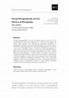 Research paper thumbnail of Seeing Photographically and the Memory of Photography