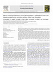 Research paper thumbnail of Effects of nitrogen deficiency on leaf photosynthesis, carbohydrate status and biomass production in two olive cultivars ‘Meski’ and ‘Koroneiki’