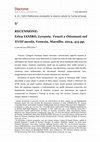 Research paper thumbnail of RECENSIONE: Erica IANIRO, Levante. Veneti e Ottomani nel XVIII secolo, Venezia, Marsilio, 2014, 415 pp