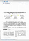 Research paper thumbnail of Software Re-Modularization Method Based on Many-Objective Function