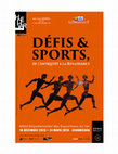 Research paper thumbnail of Bell, Sinclair W. "Les ludi : entre jeux religieux et spectacles athlétiques." In Défis et Sports. De l’Antiquité à la Renaissance (Draguignan, décembre 2023), edited by J.-P. Thuillier. Paris: In Fine éditions d'art, 2023.