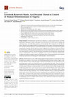 Research paper thumbnail of Livestock Reservoir Hosts: An Obscured Threat to Control of Human Schistosomiasis in Nigeria