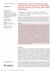 Research paper thumbnail of Morphometric analysis of schistosome eggs recovered from human urines in communities along the shoreline of Oyan River Dam in Ogun State, Nigeria