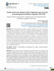 Research paper thumbnail of Tensión en tierra por alcanzar el cielo: Arquitectura para el servicio de aeronavegación en Mendoza (Argentina, 1959-1978) Tension on earth to reach the sky: Architecture for Air Navigation Service in Mendoza (Argentina, 1959-1978