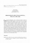 Research paper thumbnail of Bibliografia dell'italianistica polacca del 2022