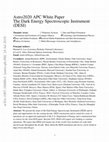 Research paper thumbnail of The Dark Energy Spectroscopic Instrument (DESI)