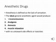 Research paper thumbnail of Anesthetic Drugs