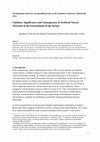 Research paper thumbnail of Chatbots: Significance and Consequences of Artificial Neural Networks in the Environment of the Society