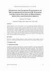 Research paper thumbnail of Examining the Learning Engagement of ESL Learners with Native ESL Teaching Instructions, Focusing on Behavioral, Affective, and Cognitive Aspects