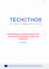 Research paper thumbnail of D2.1 Methodology for ethical analysis, scan results of existing ethical codes and guidelines