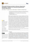 Research paper thumbnail of Sustainable Entrepreneurship for Business Opportunity Recognition: Analysis of an Awareness Questionnaire among Organisations