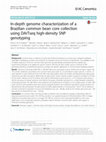 Research paper thumbnail of In-depth genome characterization of a Brazilian common bean core collection using DArTseq high-density SNP genotyping