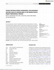 Research paper thumbnail of Arsenic and heavy metals contamination, risk assessment and their source in drinking water of the Mardan District, Khyber Pakhtunkhwa, Pakistan