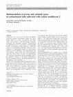 Research paper thumbnail of Biodegradation of pyrene and catabolic genes in contaminated soils cultivated with Lolium multiflorum L