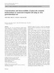 Research paper thumbnail of Concentrations and bioaccessibility of polycyclic aromatic hydrocarbons in wastewater-irrigated soil using in vitro gastrointestinal test