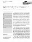 Research paper thumbnail of Evre düþümü ve modifiye radikal mastektomiden sonra evre III-B meme kanserinde prognoz üzerine etkili faktörler Prognostic factors of stage III-B breast cancer after downstaging and modified radical mastectomy