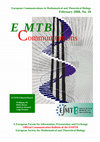 Research paper thumbnail of European Communications in Mathematical and Theoretical Biology February 2008 , No . 10 E MTB Communications