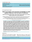 Research paper thumbnail of Beef consumption and consumers knowledge on meat quality in Maroua in the Far North of Cameroon