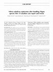 Research paper thumbnail of Septicémie à Vibrio vulnificus après manipulation d ’ un Tilapia : Rapport de cas et revue de la littérature