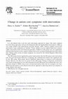 Research paper thumbnail of Change in autism core symptoms with intervention