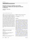 Research paper thumbnail of Disruption in Parental Co-habitation and its Effects on Short-Term, Medium-Term, and Long-Term Outcomes of Adolescents