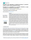 Research paper thumbnail of The PERCEPTION OF THE APPLICABILITY OF CAD / CAM TECHNOLOGY IN CRANIOFACIAL SURGERY IN A PLASTIC SURGERY POSTGRADUATE PROGRAM