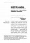 Research paper thumbnail of ENTRE A RUA E O PASTO, ENTRE O PAVÃO E A VACA: Relações humano-animais no nascimento do Urbanismo e do Paisagismo brasileiros 1