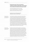 Research paper thumbnail of Estudo piloto sobre o discurso de pesquisas científicas em Design da informação: uma abordagem crítico-semântica da coerência da estrutura textual A pilot study regarding the discourse of scientific research in Information Design: a critical-semantic approach of the coherence of textual structure