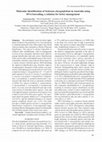 Research paper thumbnail of Molecular identification of Solanum elaeagnifolium in Australia using DNA barcoding, a solution for better management