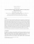 Research paper thumbnail of Can trust in politicians explain individuals' support for climate policy? The case of CO<sub>2</sub>tax