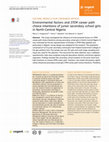 Research paper thumbnail of Environmental factors and STEM career path choice intentions of junior secondary school girls in North-Central Nigeria