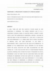 Research paper thumbnail of Homophobia: A Preliminary Diagnosis of a Pending Subject