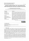 Research paper thumbnail of Prediction of global ionospheric TEC using attention based bidirectional long short-term memory and gated recurrent unit