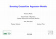 Research paper thumbnail of Boosting Geoadditive Regression Models