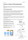 Research paper thumbnail of Thermodynamics-I Course