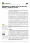 Research paper thumbnail of Spatial Resolution as a Factor for Efficient UAV-Based Weed Mapping—A Soybean Field Case Study