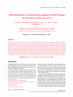 Research paper thumbnail of NFκB mediates IL-1β-induced down-regulation of TβRII through the modulation of Sp3 expression