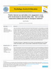 Research paper thumbnail of Positive Internet use and online civic engagement versus active involvement in selected online risks – how are both connected in adolescents from six European countries?