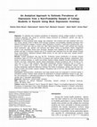 Research paper thumbnail of An Analytical Approach to Estimate Prevalence of Depression from a Non-Probability Sample of College Students in Karachi Using Beck Depression Inventory